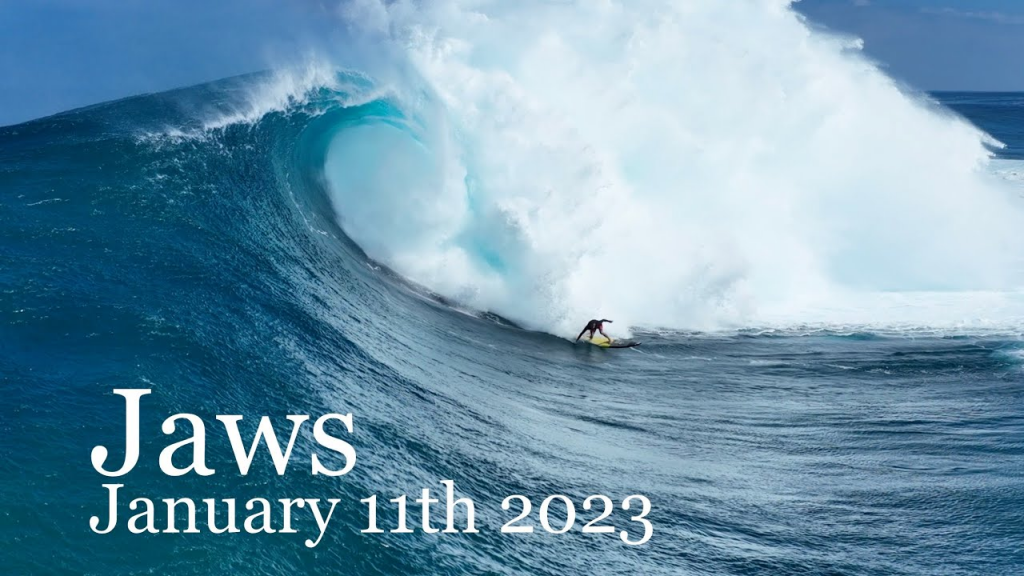 Jaws January 11th 2023 Big wave surfing Marcio swell NobodySurf