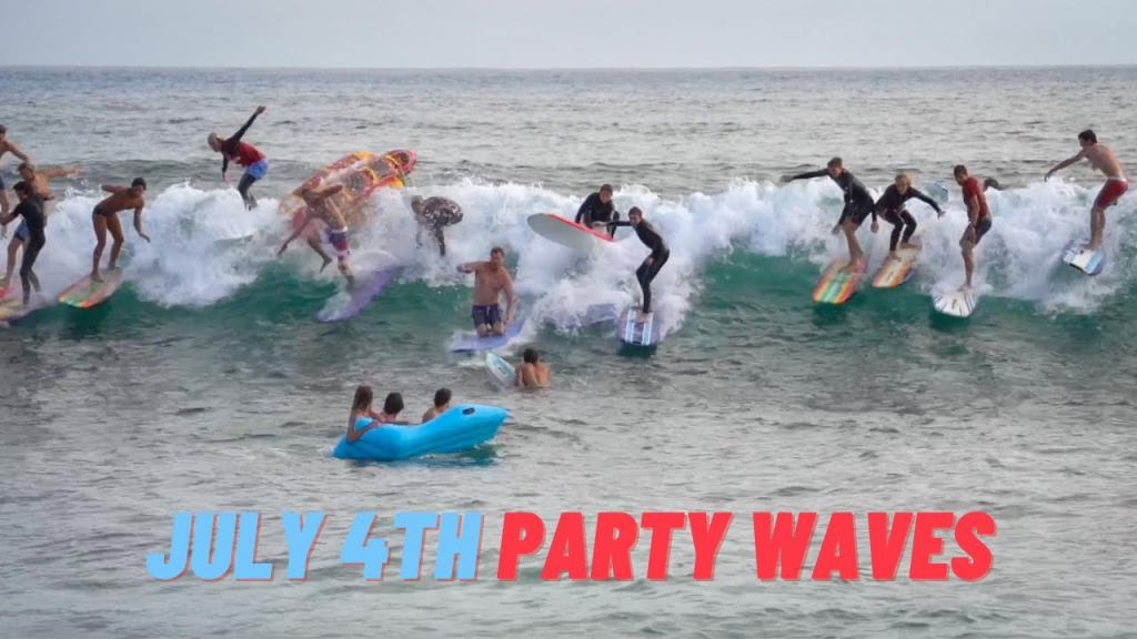 Surfing PARTY Waves in San Diego July 4th 2021 | NobodySurf